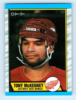 1989 O-Pee-Chee #4 Tony McKegney Detroit Red Wings