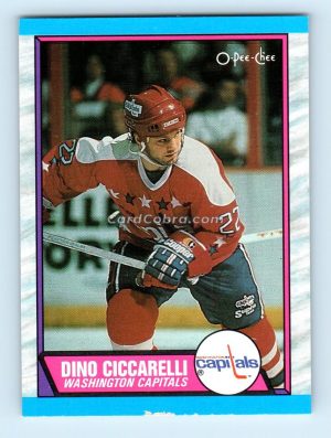 1989 O-Pee-Chee #41 Dino Ciccarelli Washington Capitals