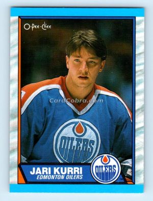 1989 O-Pee-Chee #43 Jari Kurri Edmonton Oilers