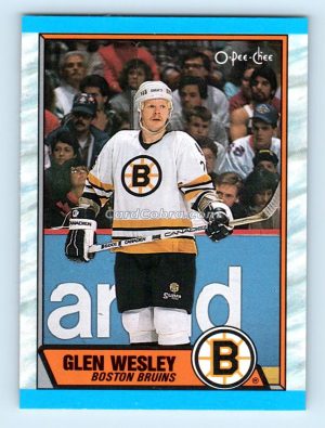 1989 O-Pee-Chee #51 Glen Wesley Boston Bruins