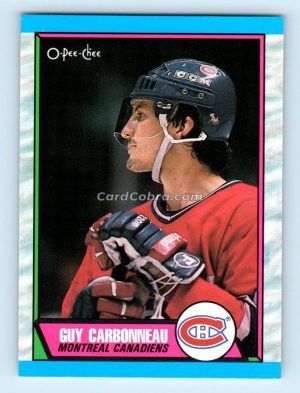 1989 O-Pee-Chee #53 Guy Carbonneau Montreal Canadiens