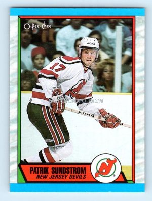 1989 O-Pee-Chee #56 Patrik Sundstrom New Jersey Devils