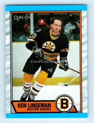 1989 O-Pee-Chee #62 Ken Linseman Boston Bruins