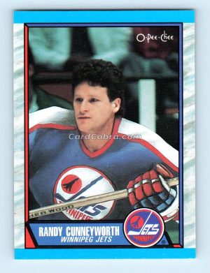 1989 O-Pee-Chee #63 Randy Cunneyworth Winnipeg Jets