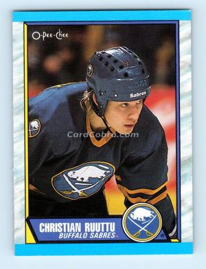 1989 O-Pee-Chee #68 Christian Ruuttu Buffalo Sabres