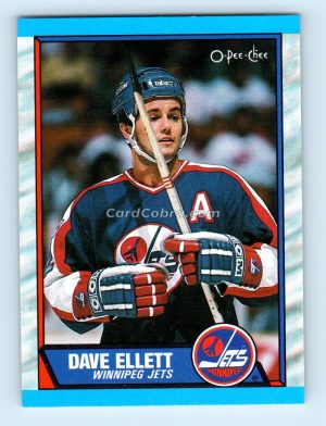 1989 O-Pee-Chee #69 Dave Ellett Winnipeg Jets