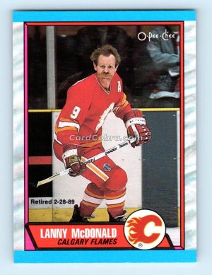 1989 O-Pee-Chee #7 Lanny McDonald Calgary Flames