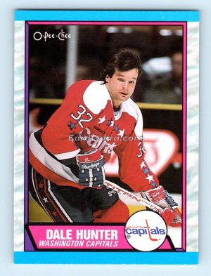 1989 O-Pee-Chee #76 Dale Hunter Washington Capitals