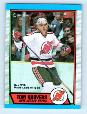 1989 O-Pee-Chee #9 Tom Kurvers New Jersey Devils