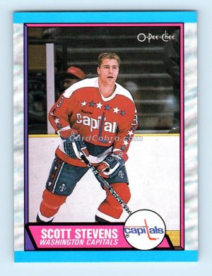 1989 O-Pee-Chee #93 Scott Stevens Washington Capitals