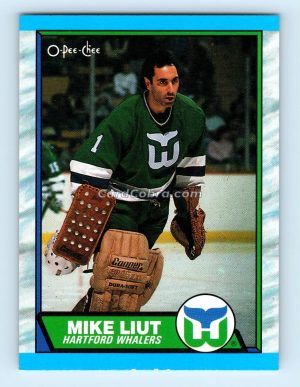 1989 O-Pee-Chee #97 Mike Liut Hartford Whalers