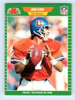 1989 Pro Set #100 John Elway Denver Broncos