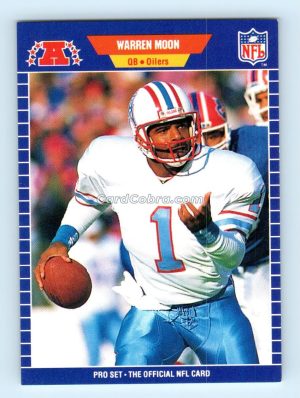 1989 Pro Set #149 Warren Moon Houston Oilers