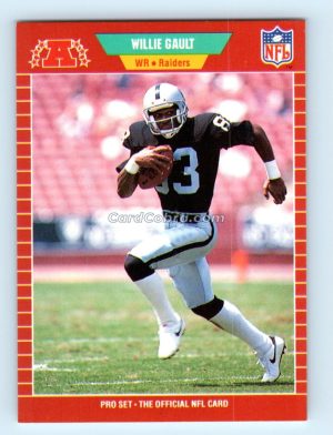 1989 Pro Set #184 Willie Gault Los Angeles Raiders