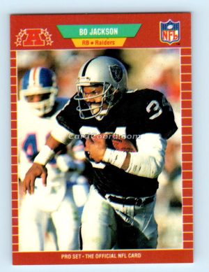 1989 Pro Set #185 Bo Jackson Los Angeles Raiders