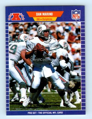 1989 Pro Set #220 Dan Marino Miami Dolphins