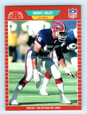 1989 Pro Set #31 Darryl Talley Buffalo Bills