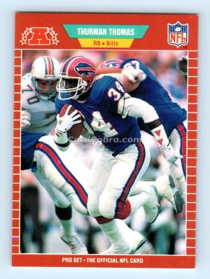 1989 Pro Set #32 Thurman Thomas Buffalo Bills Rookie Card