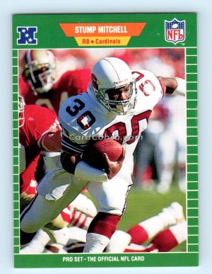 1989 Pro Set #333 Stump Mitchell Phoenix Cardinals