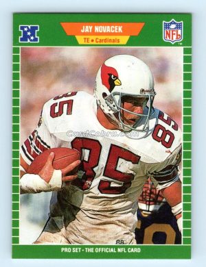 1989 Pro Set #335 Jay Novacek Phoenix Cardinals Rookie Card