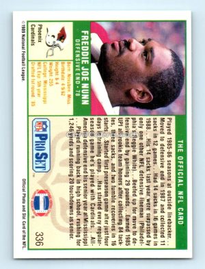 1989 Pro Set #336 Freddie Joe Nunn Phoenix Cardinals