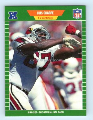 1989 Pro Set #337 Luis Sharpe Phoenix Cardinals