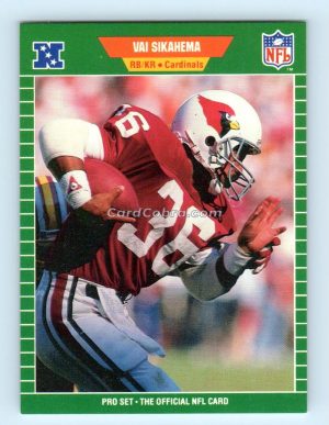 1989 Pro Set #338 Vai Sikahema Phoenix Cardinals