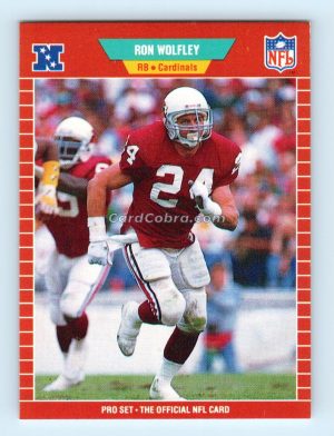 1989 Pro Set #340 Ron Wolfley Phoenix Cardinals