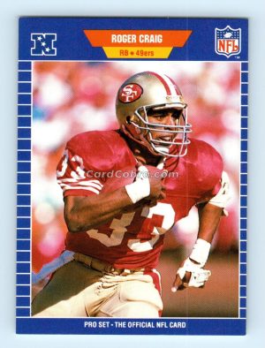 1989 Pro Set #372 Roger Craig San Francisco 49ers