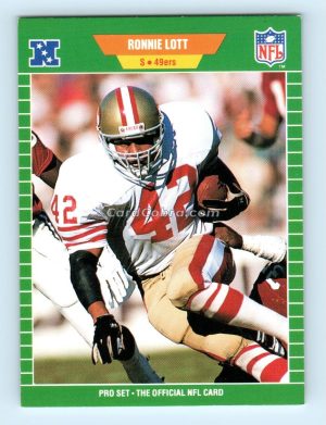 1989 Pro Set #379 Ronnie Lott San Francisco 49ers