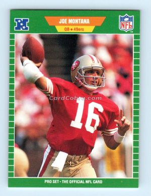 1989 Pro Set #381 Joe Montana San Francisco 49ers