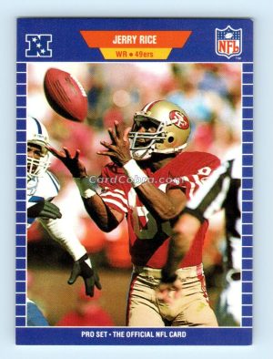 1989 Pro Set #383 Jerry Rice San Francisco 49ers