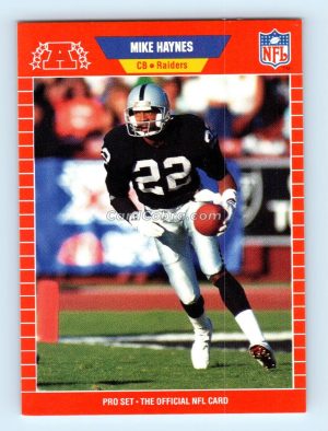 1989 Pro Set #462 Mike Haynes Los Angeles Raiders