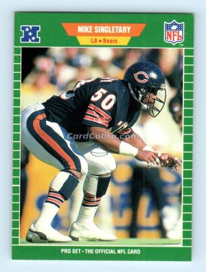 1989 Pro Set #50 Mike Singletary Chicago Bears