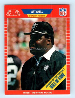 1989 Pro Set #541 Art Shell Los Angeles Raiders