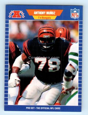 1989 Pro Set #66 Anthony Munoz Cincinnati Bengals