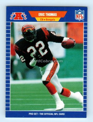 1989 Pro Set #68 Eric Thomas Cincinnati Bengals Rookie Card