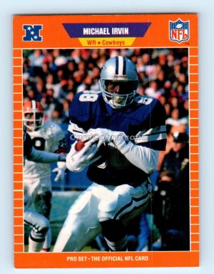 1989 Pro Set #89 Michael Irvin Dallas Cowboys Rookie Card