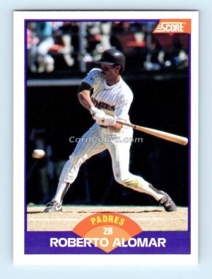 1989 Score #232 Roberto Alomar San Diego Padres