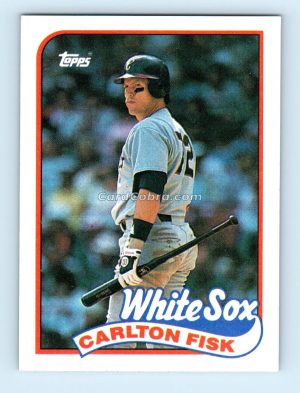 1989 Topps #695 Carlton Fisk Chicago White Sox