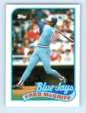 1989 Topps #745 Fred McGriff Toronto Blue Jays