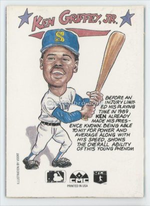 1990 Collect-A-Books #3 Ken Griffey Jr. Seattle Mariners