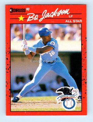 1990 Donruss #650 Bo Jackson Kansas City Royals