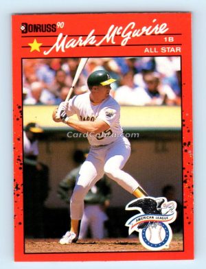 1990 Donruss #697 Mark McGwire Oakland Athletics