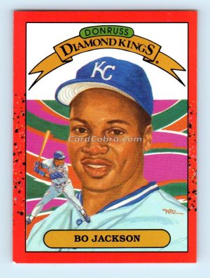 1990 Donruss Diamond Kings #1 Bo Jackson Kansas City Royals