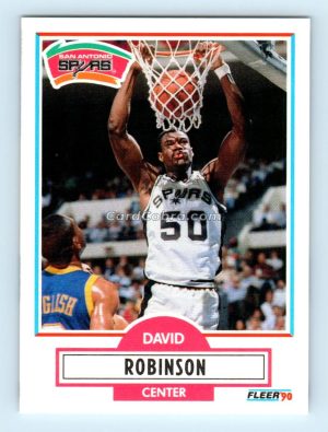 1990 Fleer #172 David Robinson San Antonio Spurs