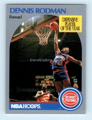 1990 Hoops #109 Dennis Rodman Detroit Pistons