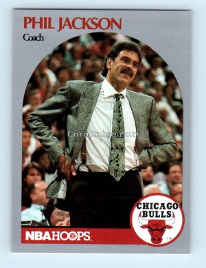 1990 Hoops #308 Phil Jackson Chicago Bulls