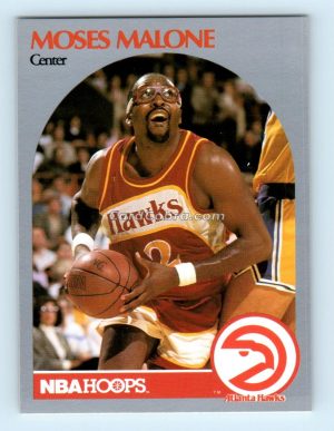 1990 Hoops #31 Moses Malone Atlanta Hawks