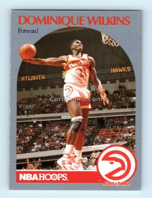 1990 Hoops #36 Dominique Wilkins Atlanta Hawks